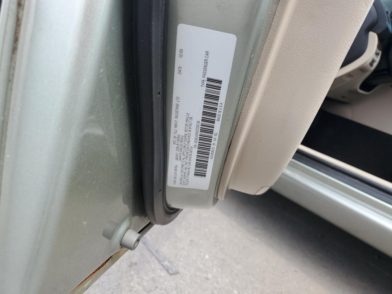 2009 Subaru Legacy 2.5I Limited VIN: 4S3BL626X97233134 Lot: 64942715