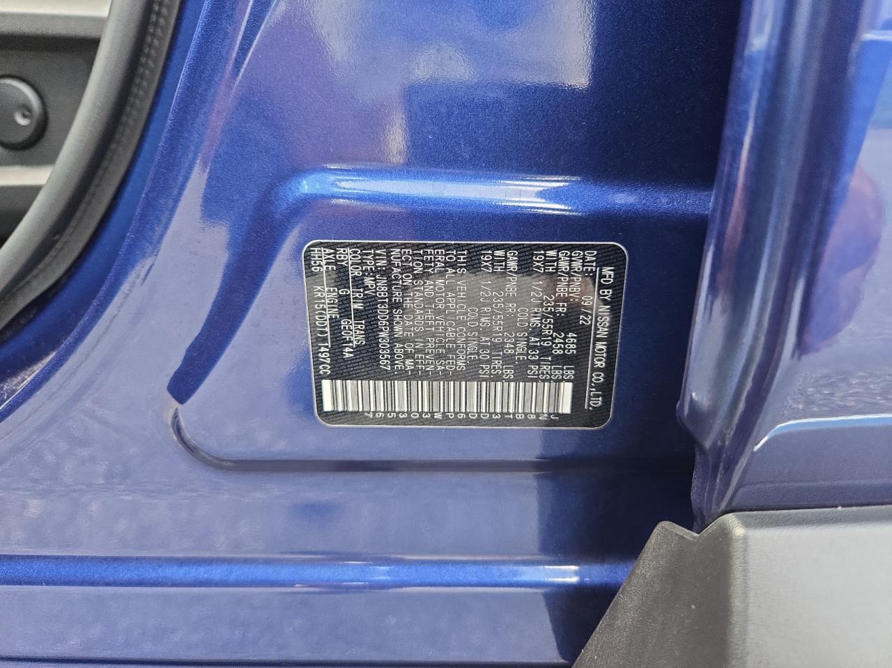 NISSAN ROGUE 2023 VIN JN8BT3DD6PW303567 фото 10