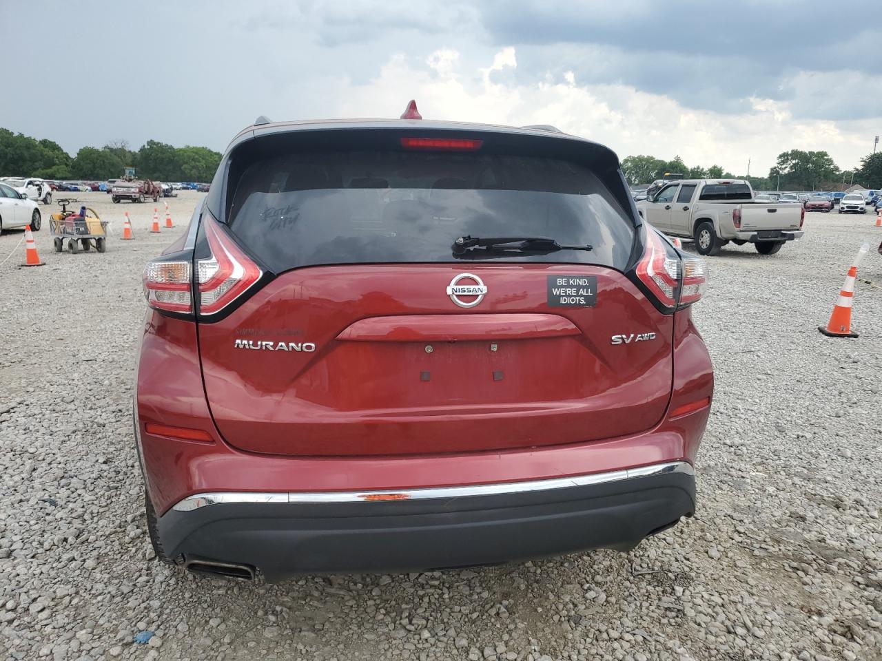 2017 Nissan Murano S VIN: 5N1AZ2MH4HN121274 Lot: 60902555
