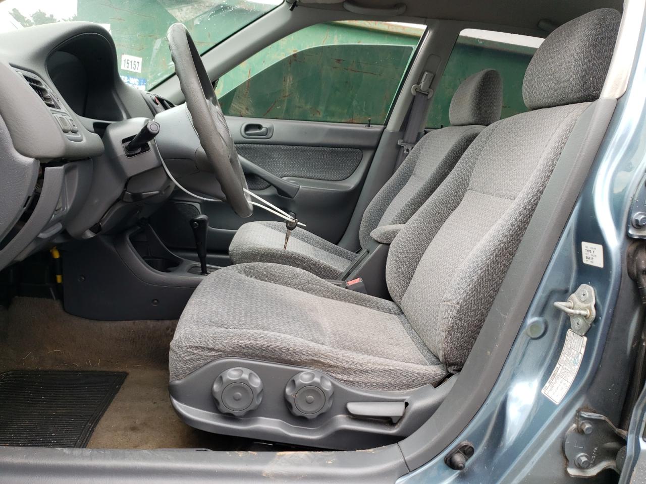 HONDA CIVIC 2000 VIN 1HGEJ6675YL038622 фото 7
