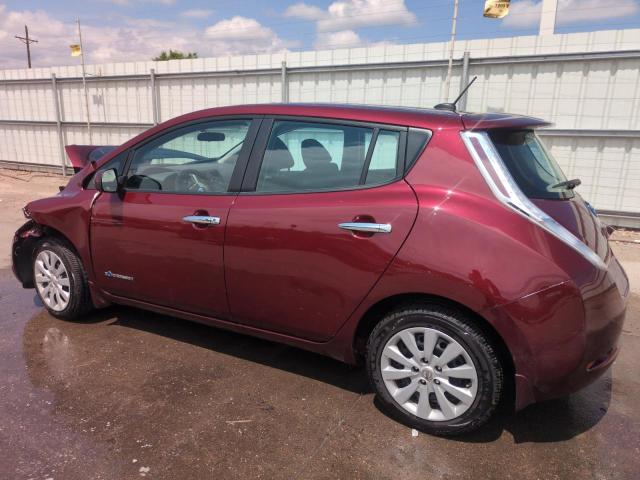  NISSAN LEAF 2017 Maroon