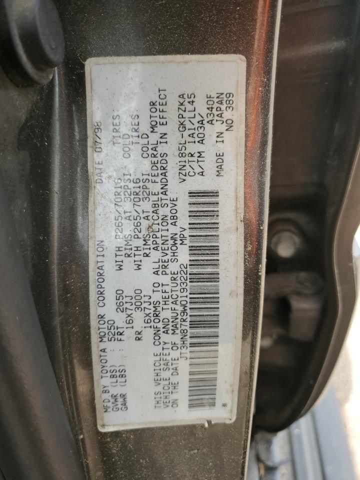 1998 Toyota 4Runner Limited VIN: JT3HN87R9W0193222 Lot: 59409345