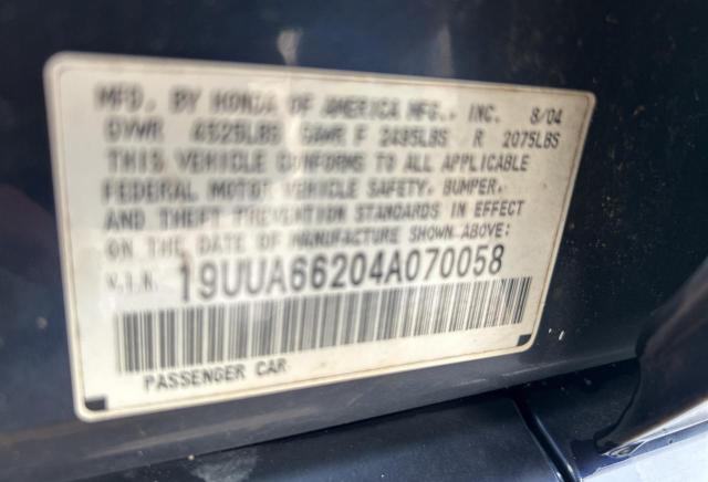 2004 ACURA TL   