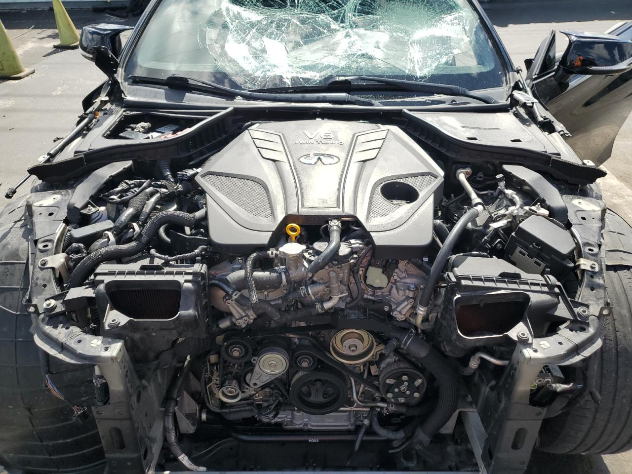 2021 Infiniti Q60 Luxe VIN: JN1EV7KK9MM410263 Lot: 61547105