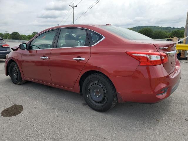  NISSAN SENTRA 2017 Червоний