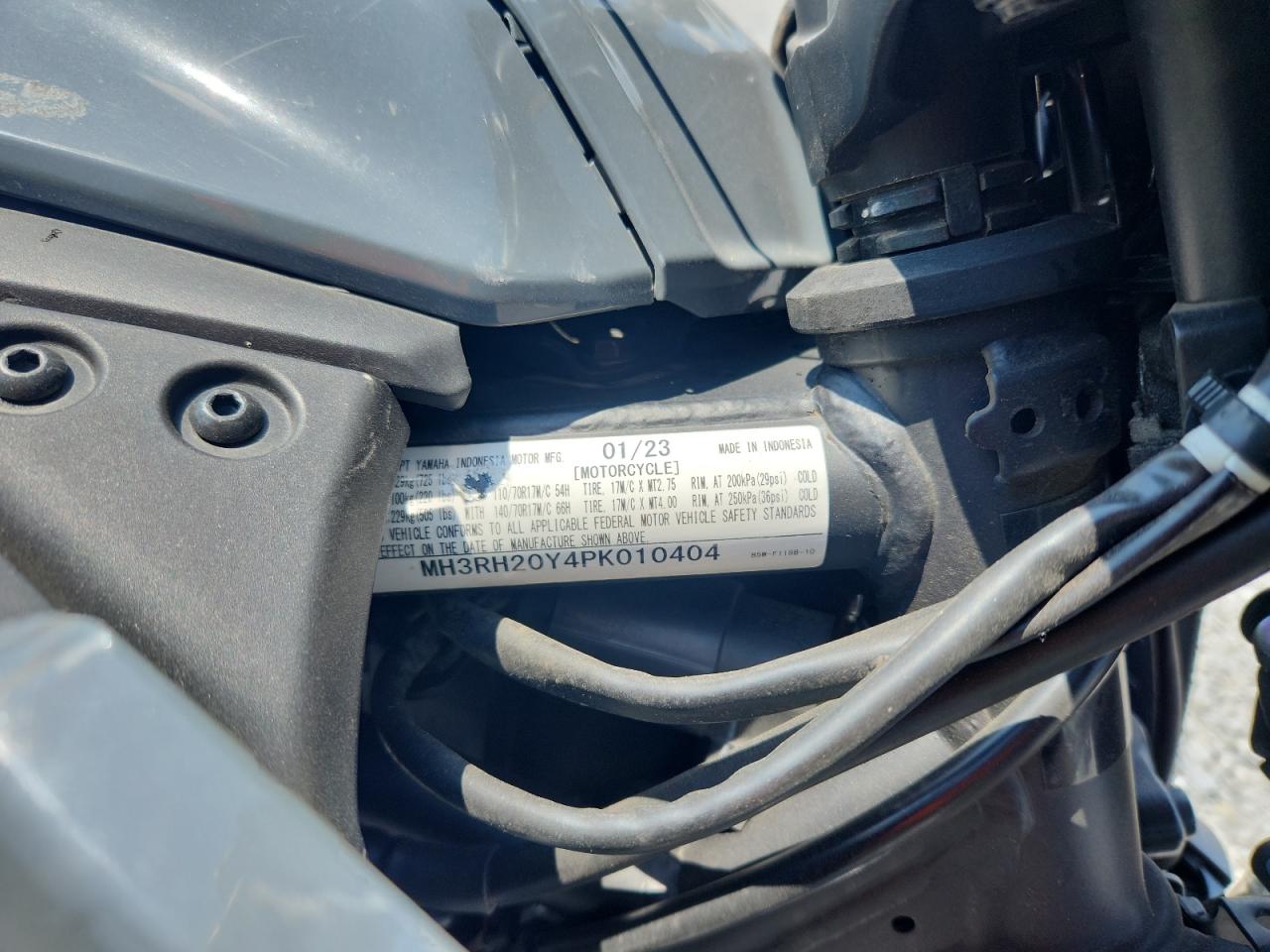 2023 Yamaha Mt-03 VIN: MH3RH20Y4PK010404 Lot: 62109165