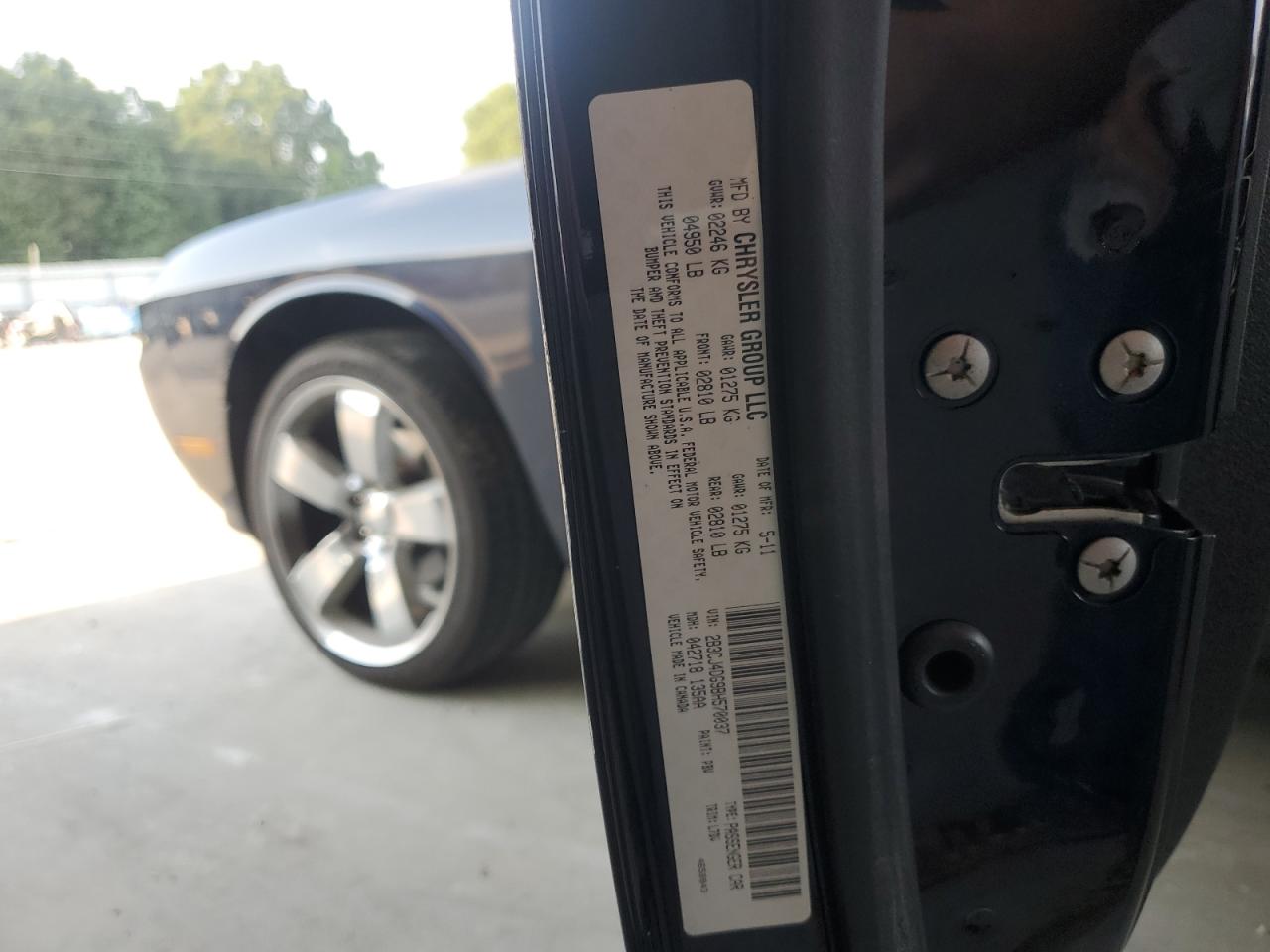 2011 Dodge Challenger VIN: 2B3CJ4DG9BH570037 Lot: 62377425