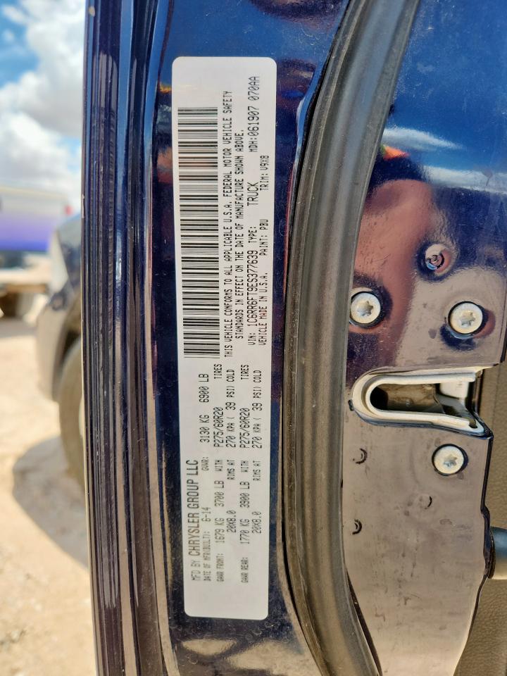 2014 Ram 1500 St VIN: 1C6RR6FT9ES377639 Lot: 62209365