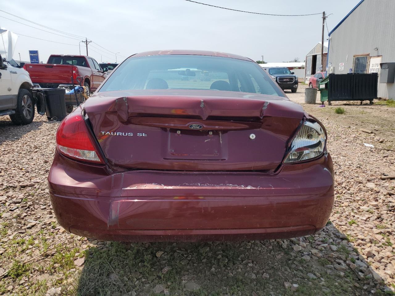 2007 Ford Taurus Se VIN: 1FAFP53U97A106619 Lot: 60061335
