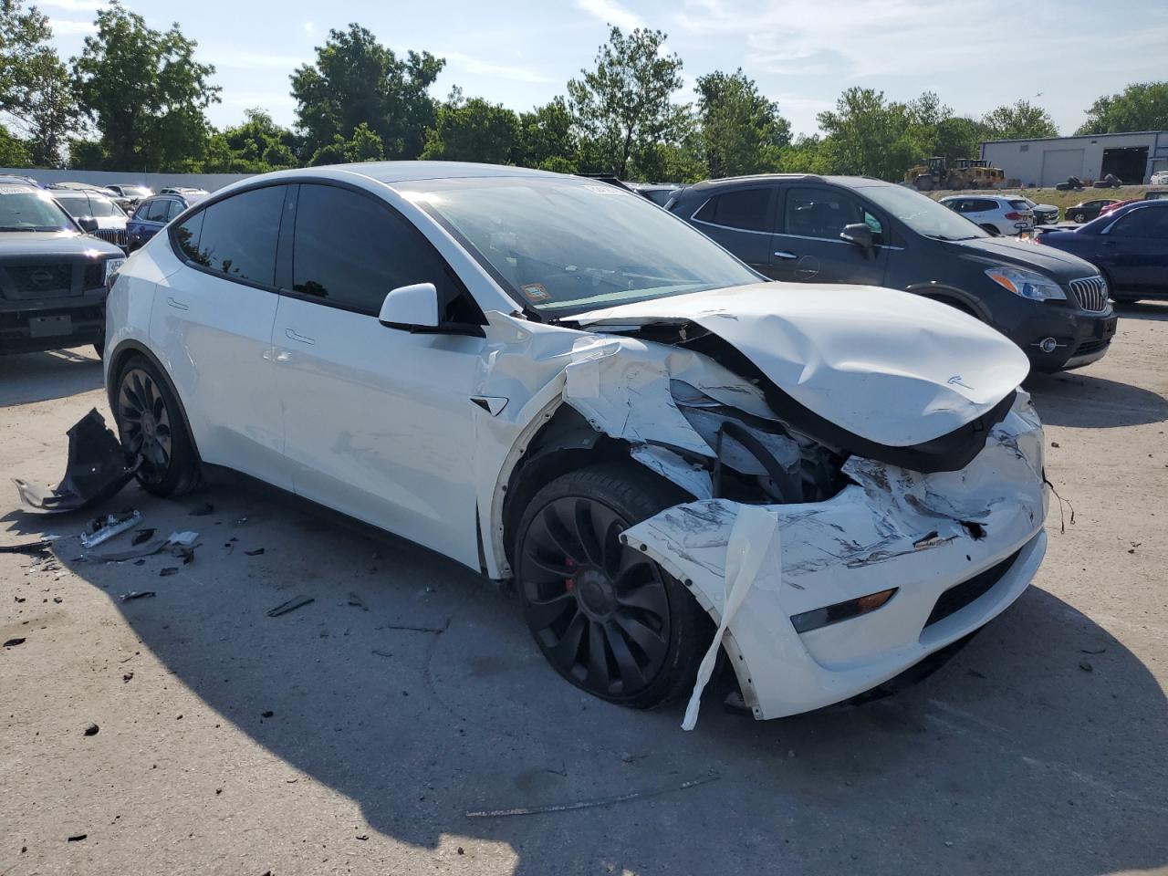 2020 Tesla Model Y VIN: 5YJYGDEF6LF025560 Lot: 62418745