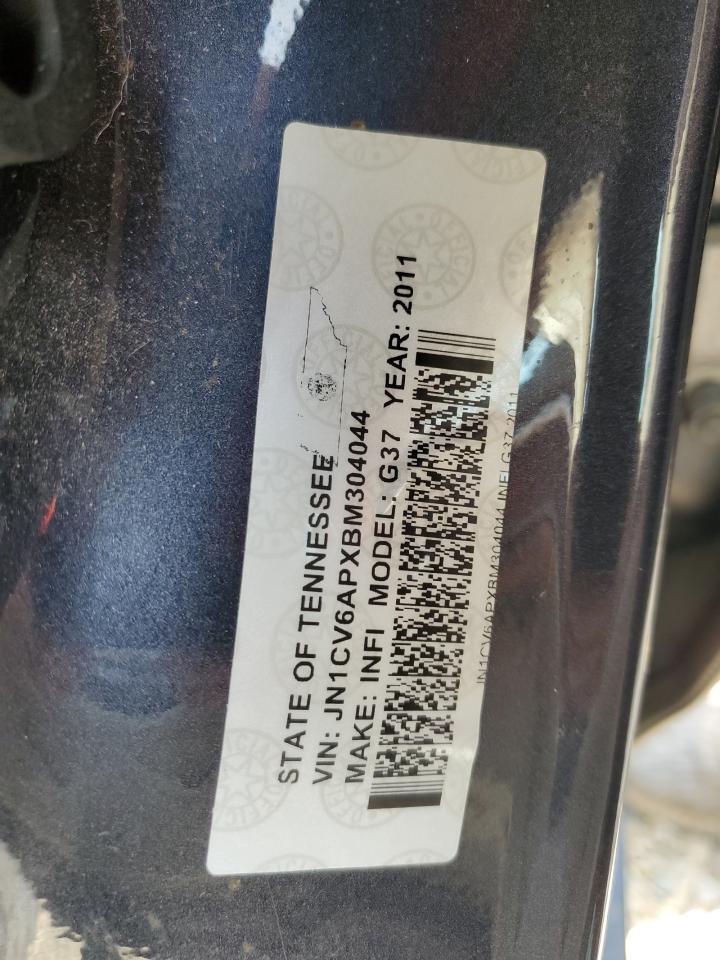 JN1CV6APXBM304044 2011 Infiniti G37 Base