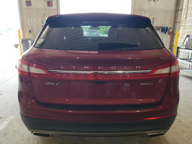  LINCOLN MKX 2016 Czerwony