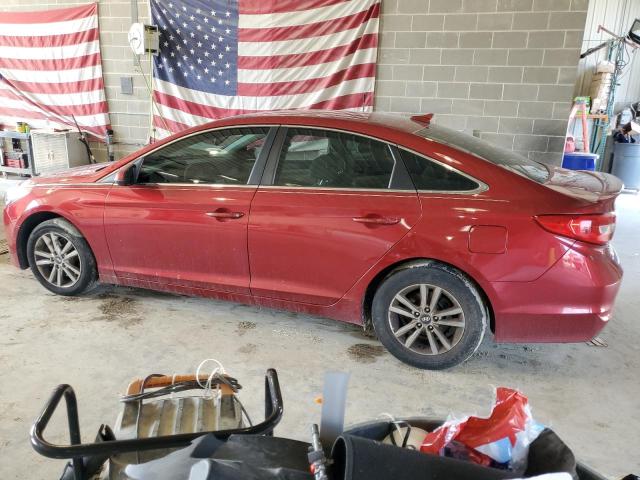  HYUNDAI SONATA 2015 Бордовый
