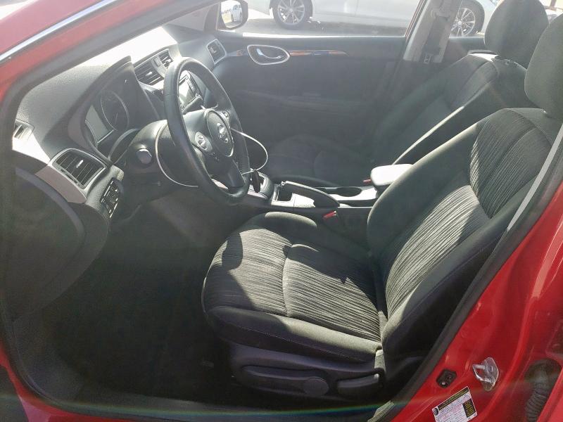  NISSAN SENTRA 2018 Czerwony