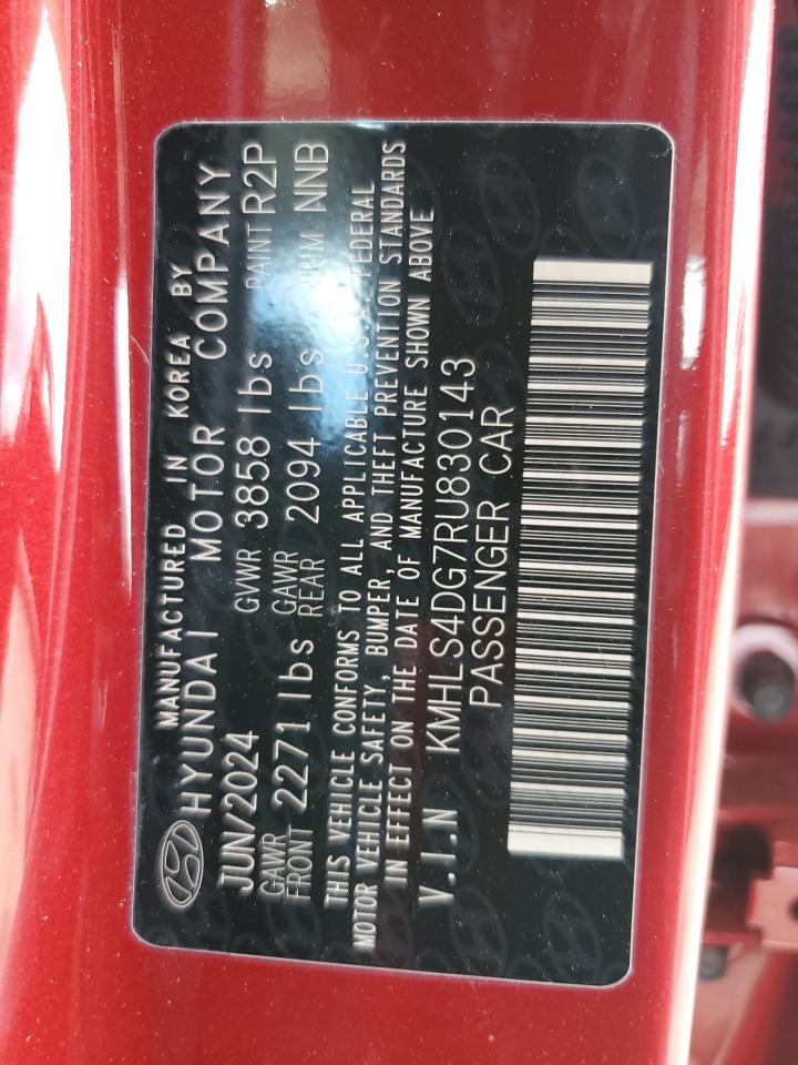 HYUNDAI ELANTRA 2024 VIN KMHLS4DG7RU830143 фото 12