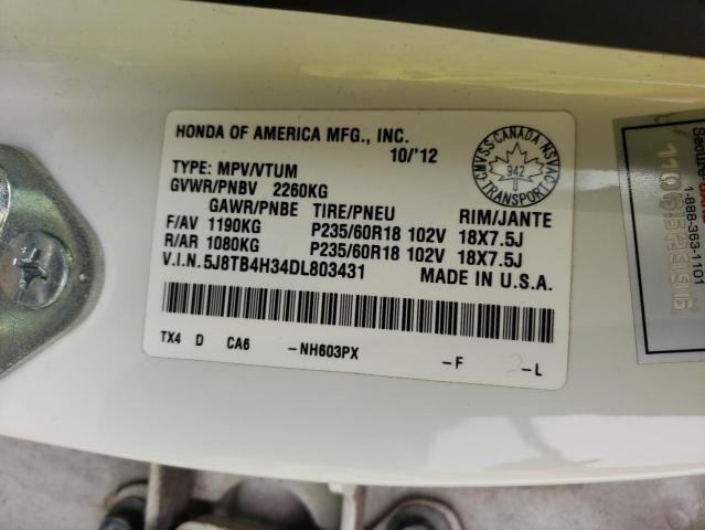 2013 ACURA RDX 