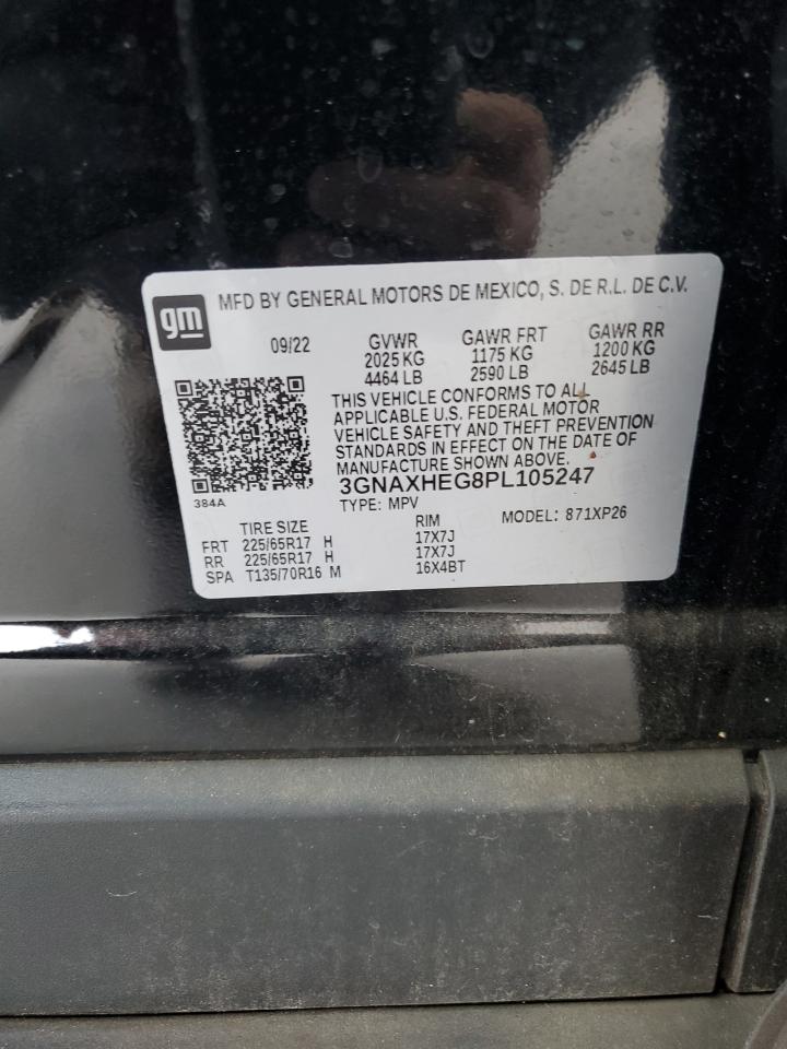 3GNAXHEG8PL105247 2023 Chevrolet Equinox Ls