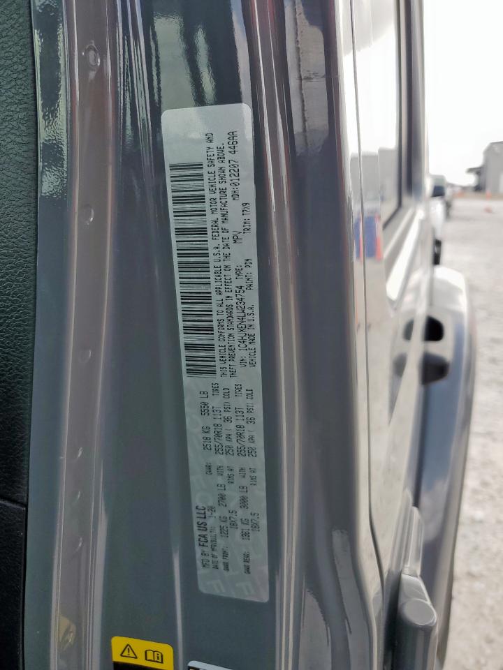 2020 Jeep Wrangler Unlimited Sahara VIN: 1C4HJXEN4LW234754 Lot: 61486715