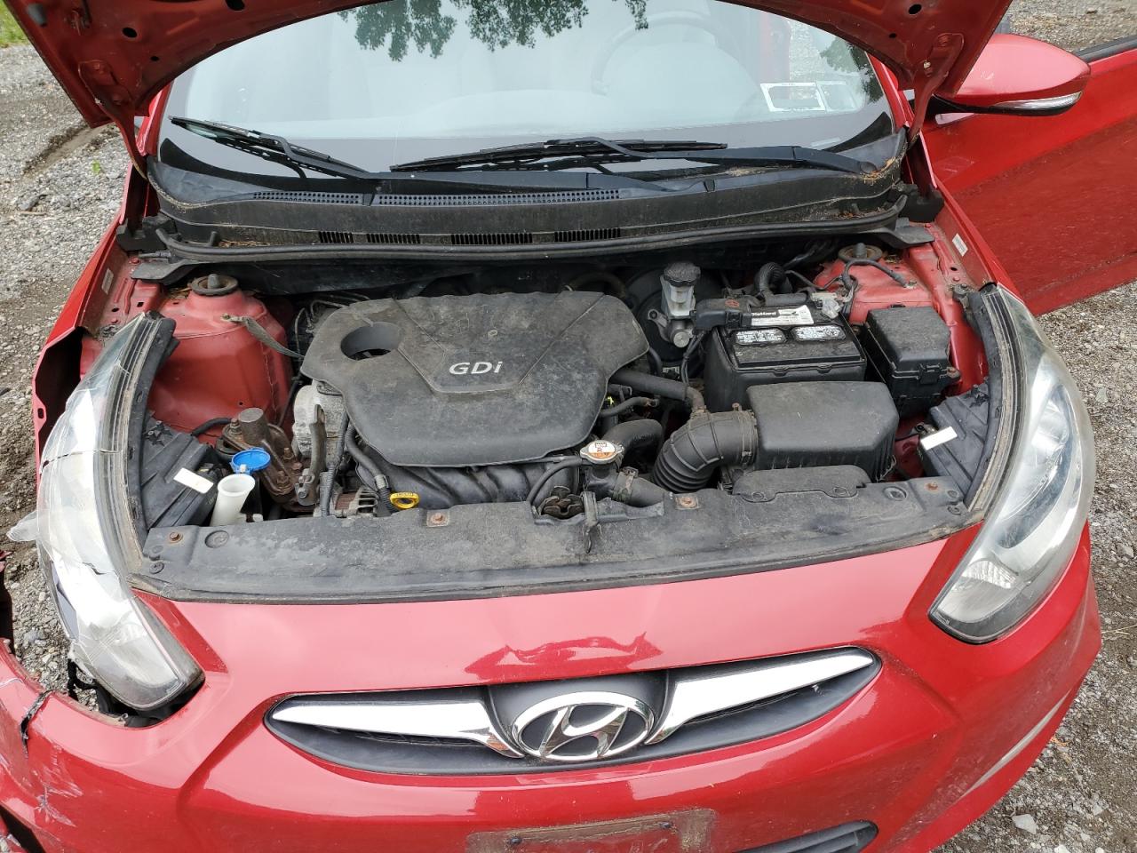 HYUNDAI ACCENT 2013 VIN KMHCU5AEXDU066025 фото 11
