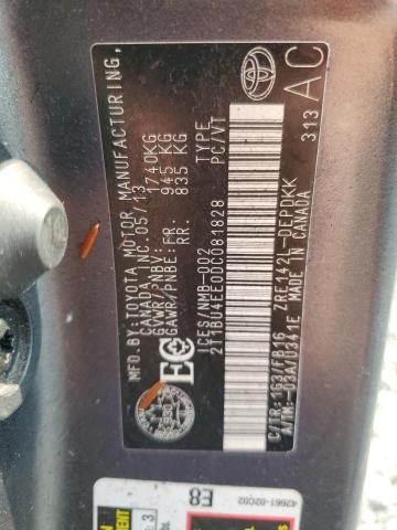 2013 TOYOTA COROLLA BASE
