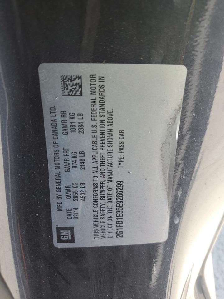 CHEVROLET CAMARO 2014 VIN 2G1FB1E36E9266299 photo 12