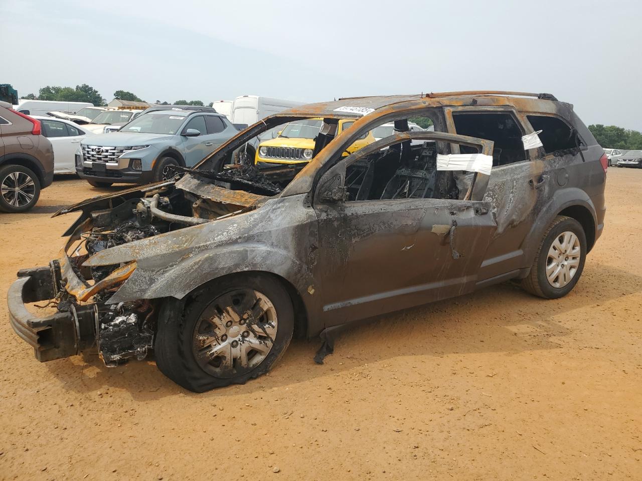 2018 Dodge Journey Se de vânzare în Mocksville, NC - Burn