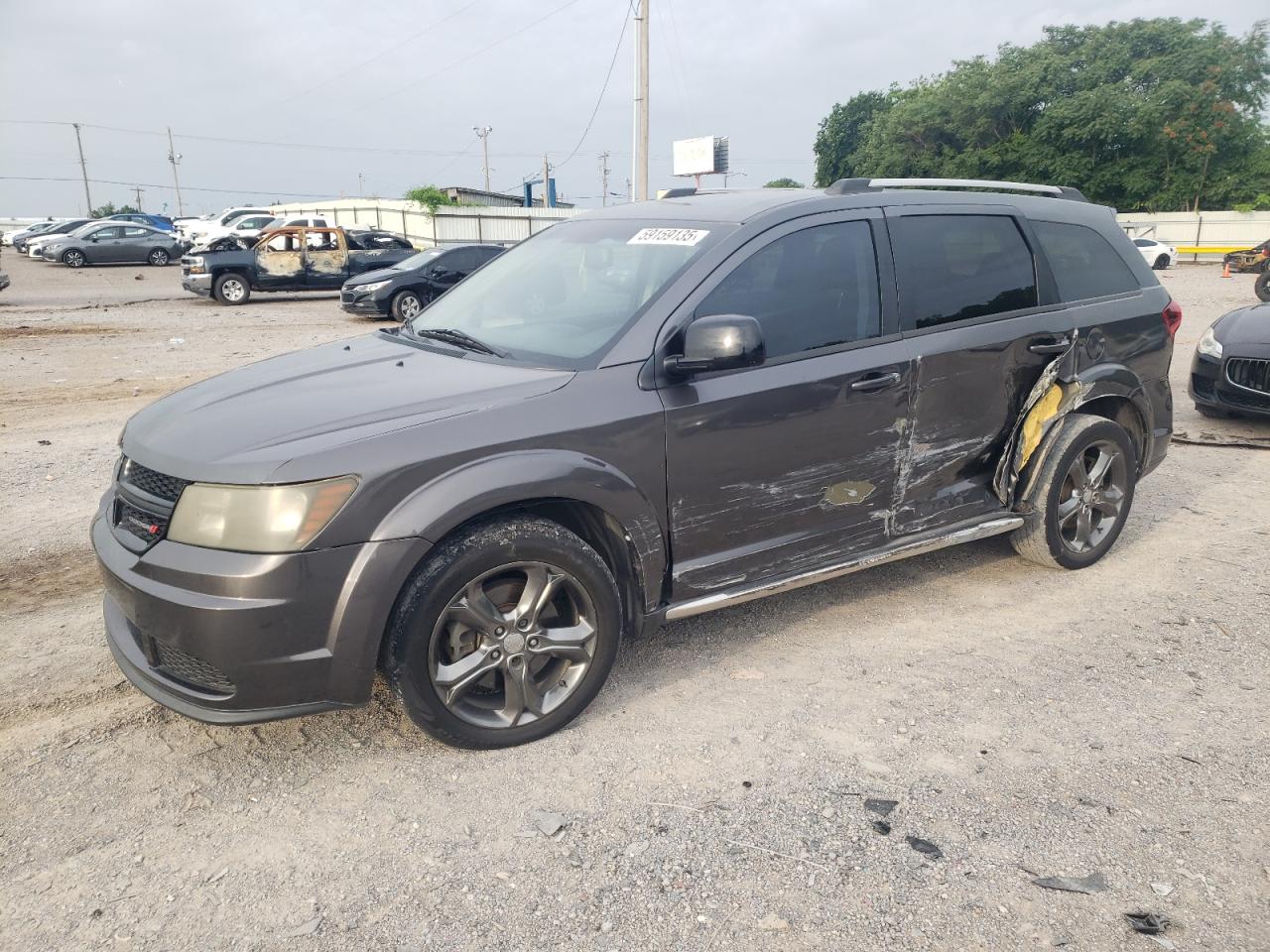 2015 Dodge Journey Crossroad en Venta en Oklahoma City, OK - Side