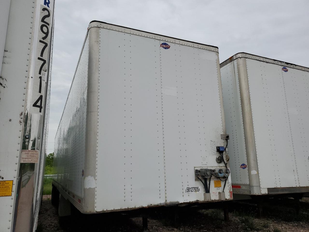 2012 Utility Vs2Dx Dry Van Trailer zu verkaufen in Central Square, NY - Top/Roof