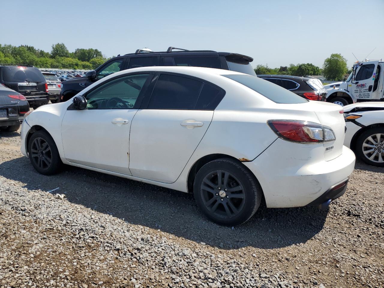 2010 Mazda 3 I white null gas JM1BL1SG3A1207039 photo #3