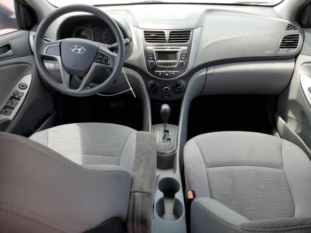  HYUNDAI ACCENT 2017 Czerwony