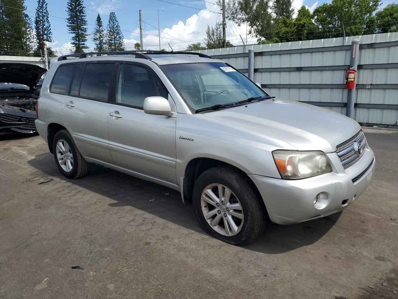 TOYOTA HIGHLANDER 2006 VIN JTEEW21A460014835 фото 4