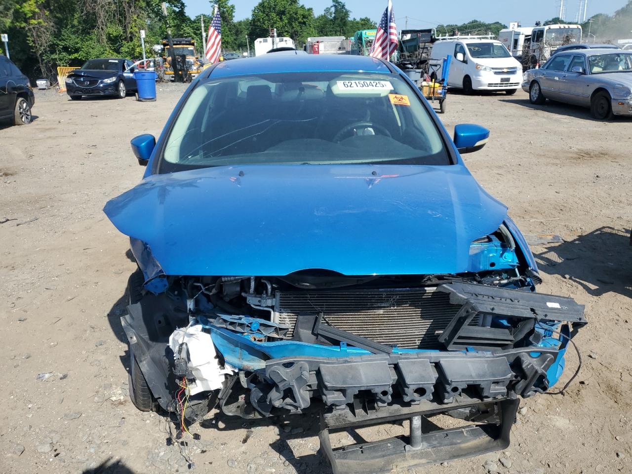 2014 Ford Focus Se VIN: 1FADP3F28EL377680 Lot: 62150425