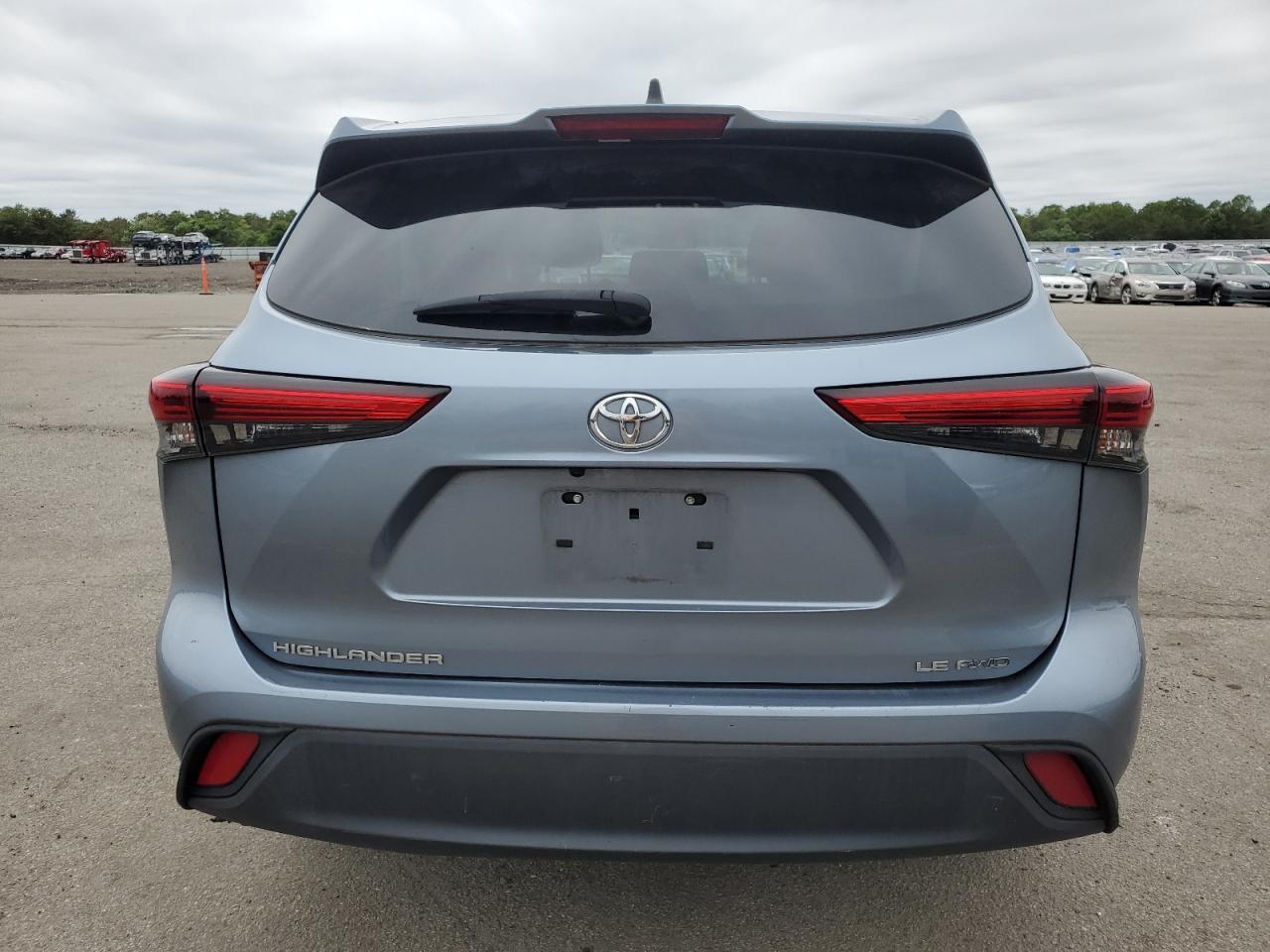 2022 Toyota Highlander L VIN: 5TDBZRBH3NS166684 Lot: 61672585