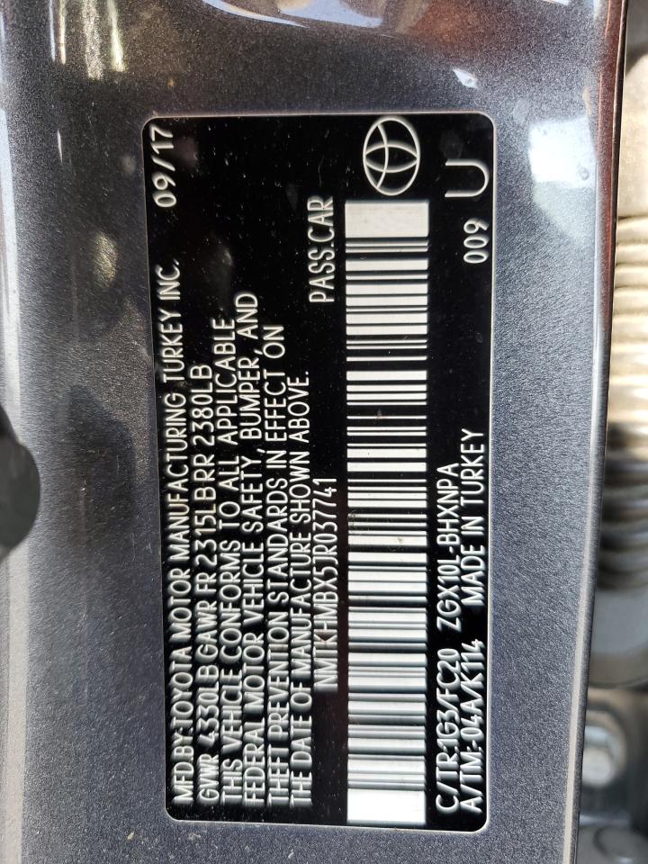 2018 Toyota C-Hr Xle VIN: NMTKHMBX5JR037741 Lot: 62019815
