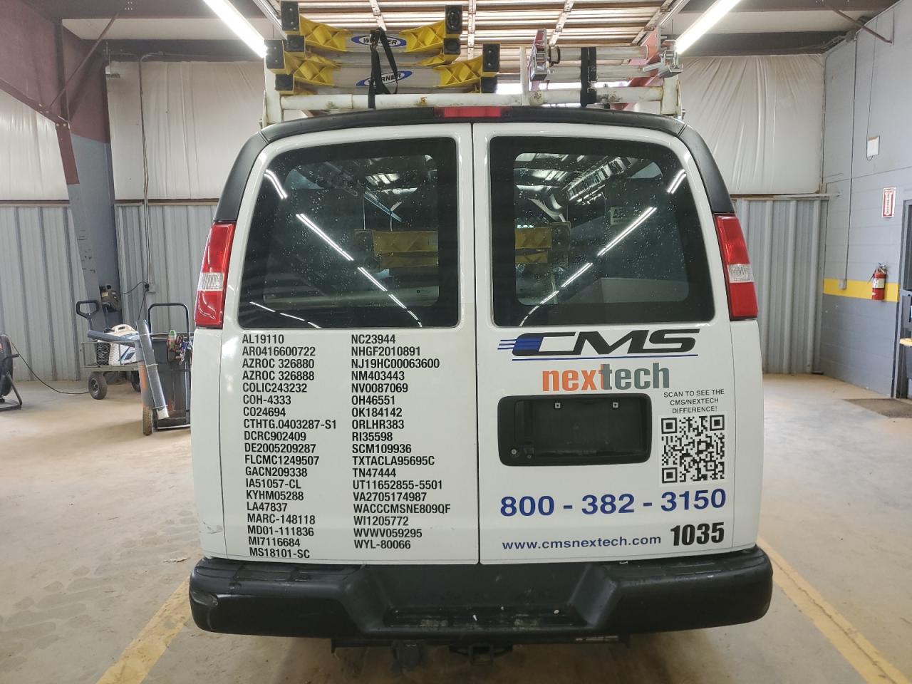 2020 Chevrolet Express G2500 VIN: 1GCWGAFG6L1239504 Lot: 61530555