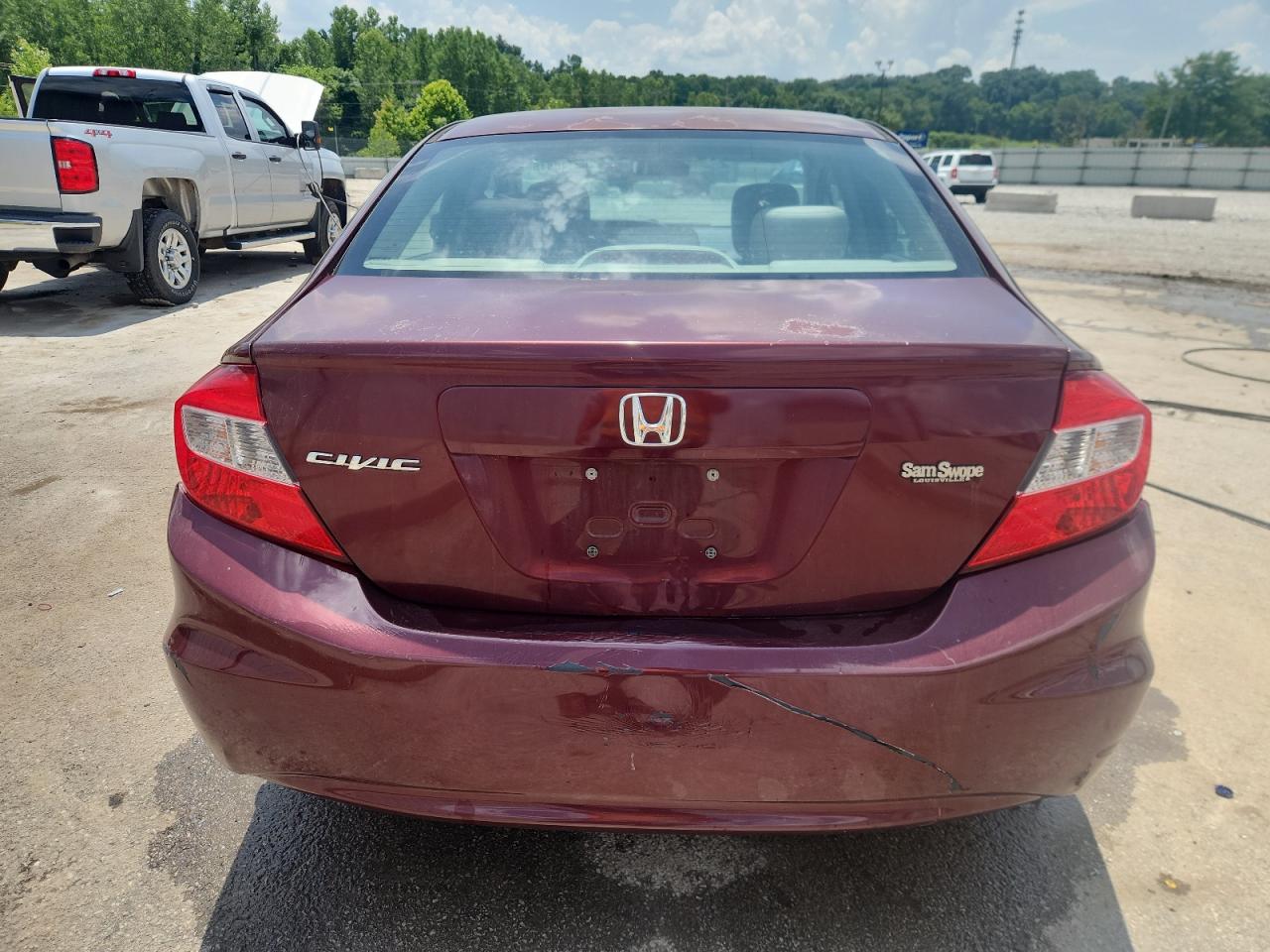 2012 Honda Civic Lx VIN: 2HGFB2F58CH533346 Lot: 62118815