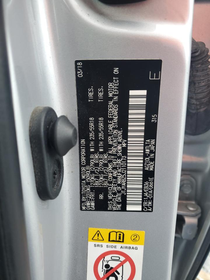 2018 Lexus Nx 300 Base VIN: JTJYARBZ5J2110173 Lot: 61355765
