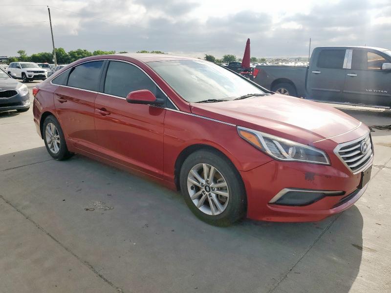  HYUNDAI SONATA 2016 Красный