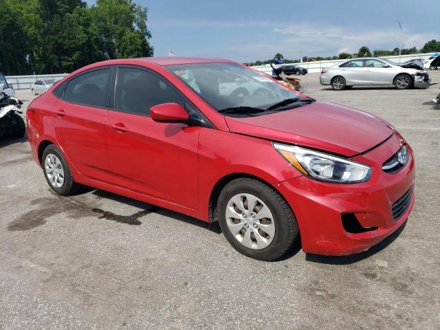  HYUNDAI ACCENT 2016 Red