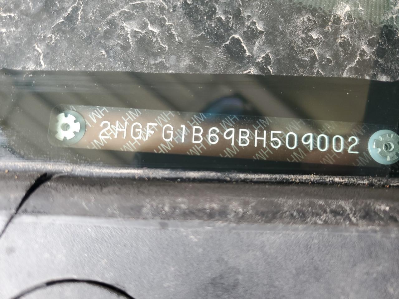 2011 Honda Civic Lx VIN: 2HGFG1B69BH509002 Lot: 61609965