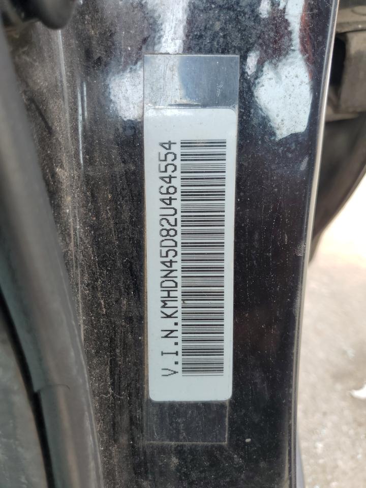 2002 Hyundai Elantra Gls VIN: KMHDN45D82U464554 Lot: 59272805