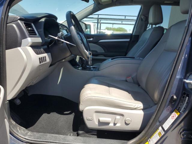  TOYOTA HIGHLANDER 2016 Granatowy