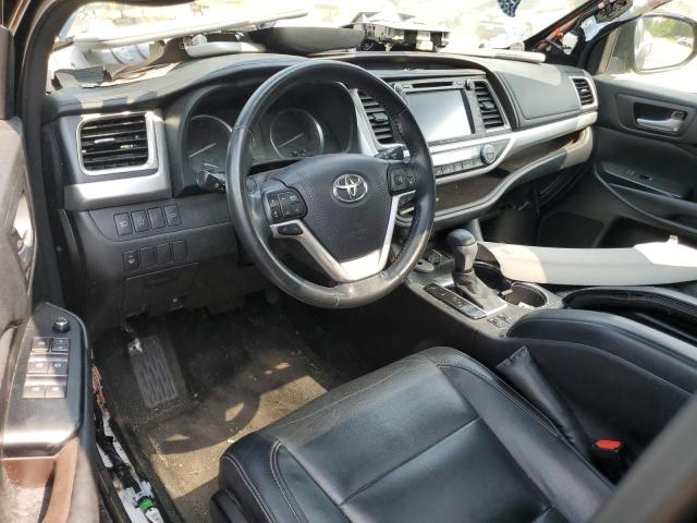  TOYOTA HIGHLANDER 2017 Czarny