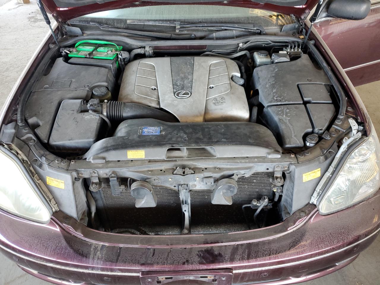 2006 Lexus Ls 430 VIN: JTHBN36FX65030771 Lot: 62359495