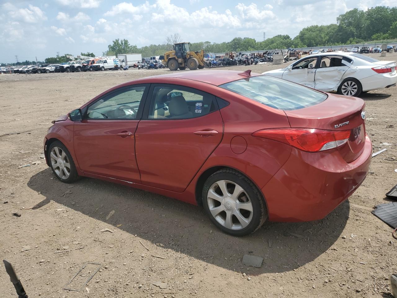 HYUNDAI ELANTRA 2011 VIN KMHDH4AE7BU149590 zdjęcie 2