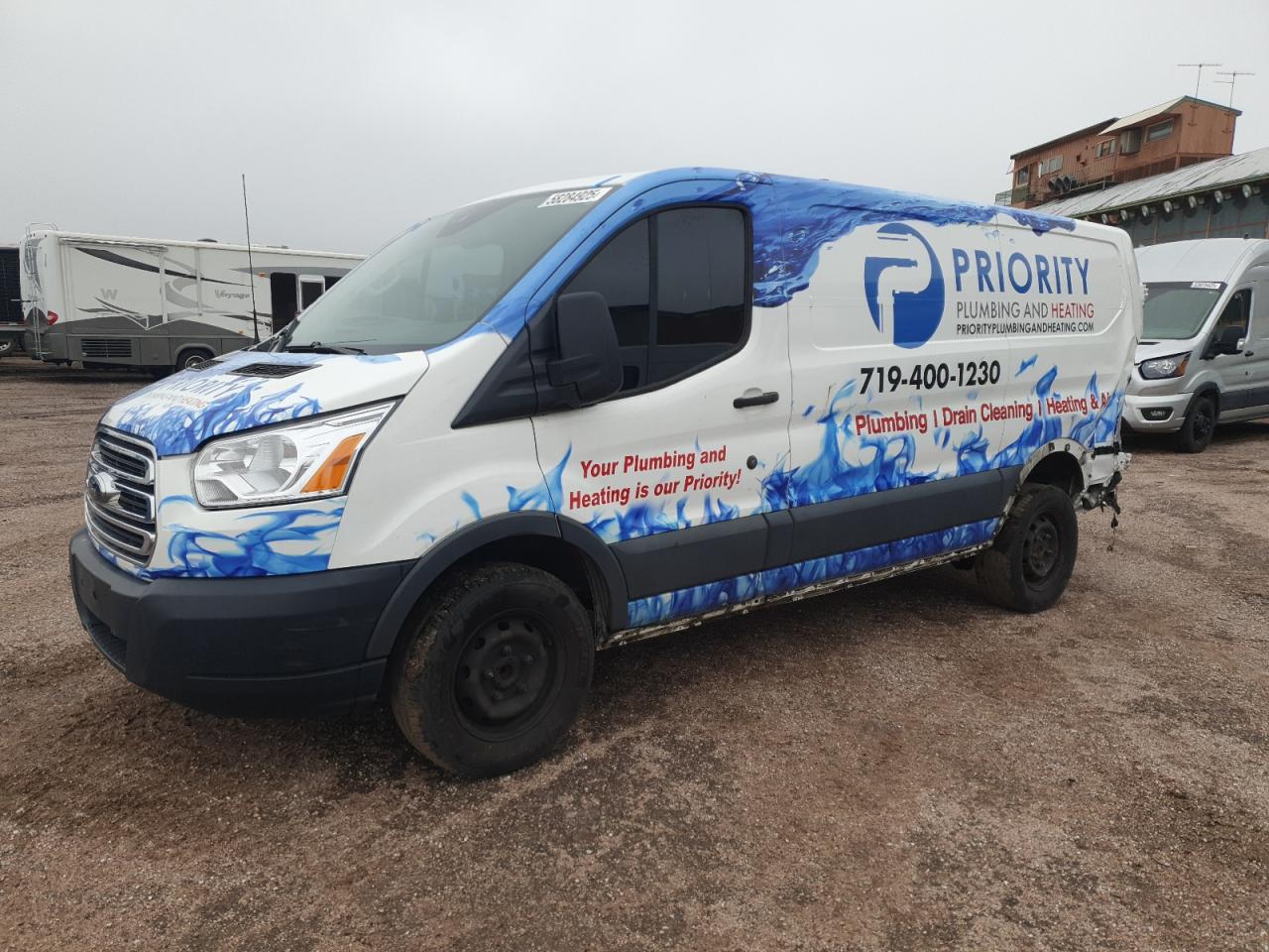 2017 Ford Transit T-250 იყიდება Colorado Springs-ში, CO - Rear End