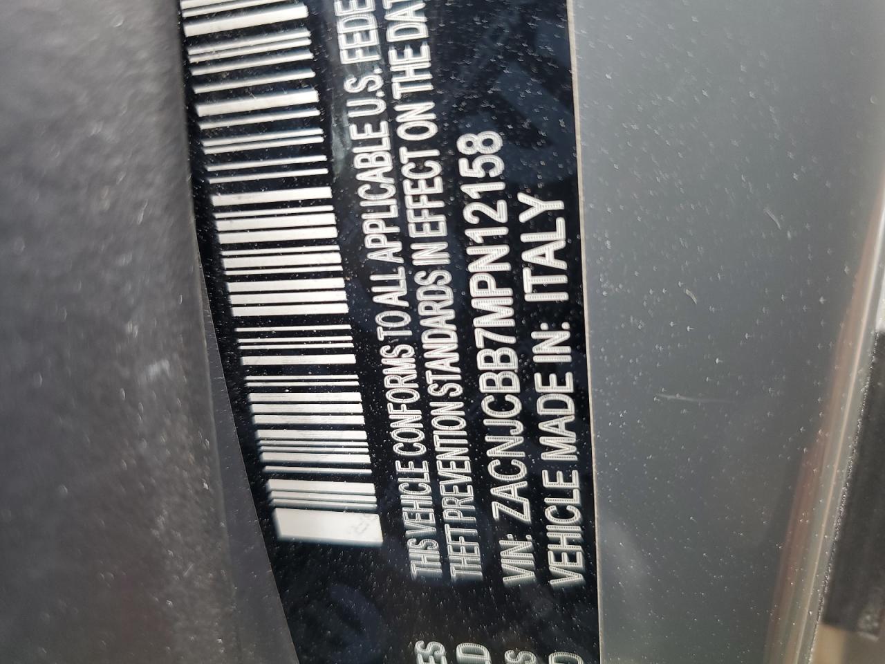 2021 Jeep Renegade Latitude VIN: ZACNJCBB7MPN12158 Lot: 60560455