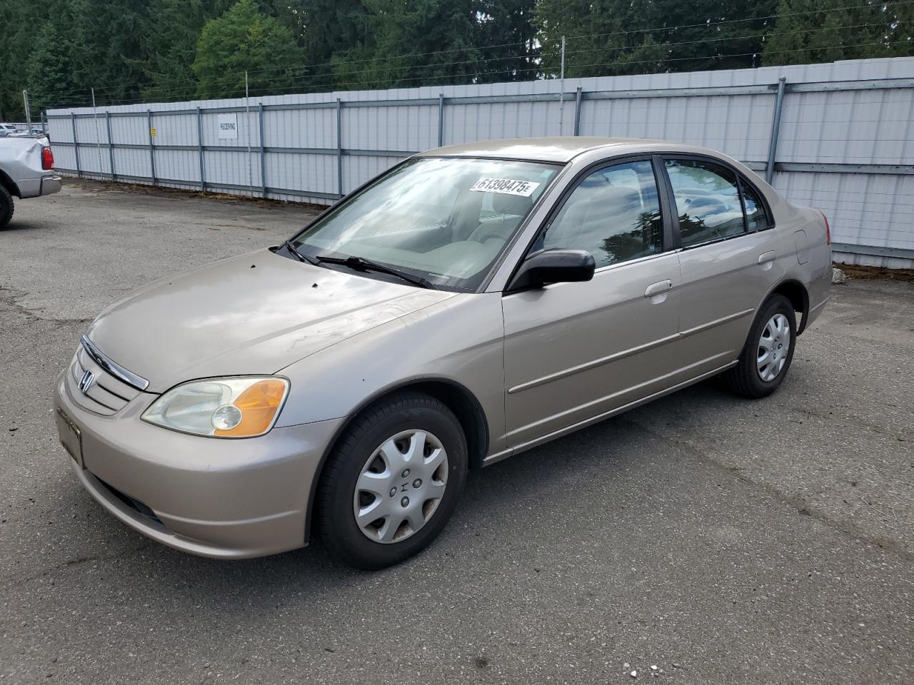 2002 Honda Civic Lx за продажба в Arlington, WA - Front End