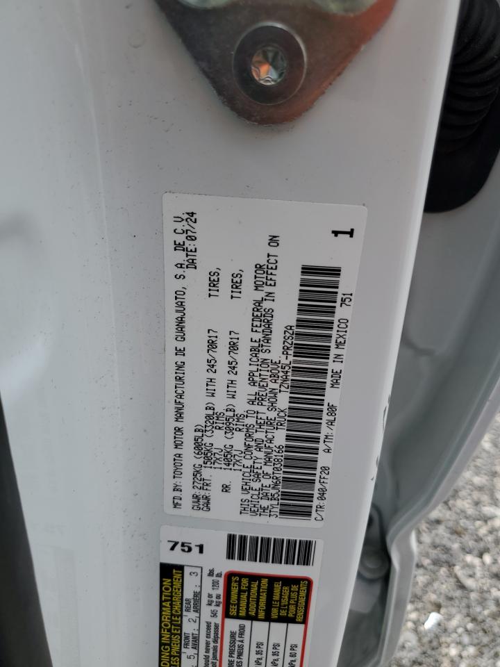 2024 Toyota Tacoma Double Cab VIN: 3TYLB5JN6RT038166 Lot: 62448755