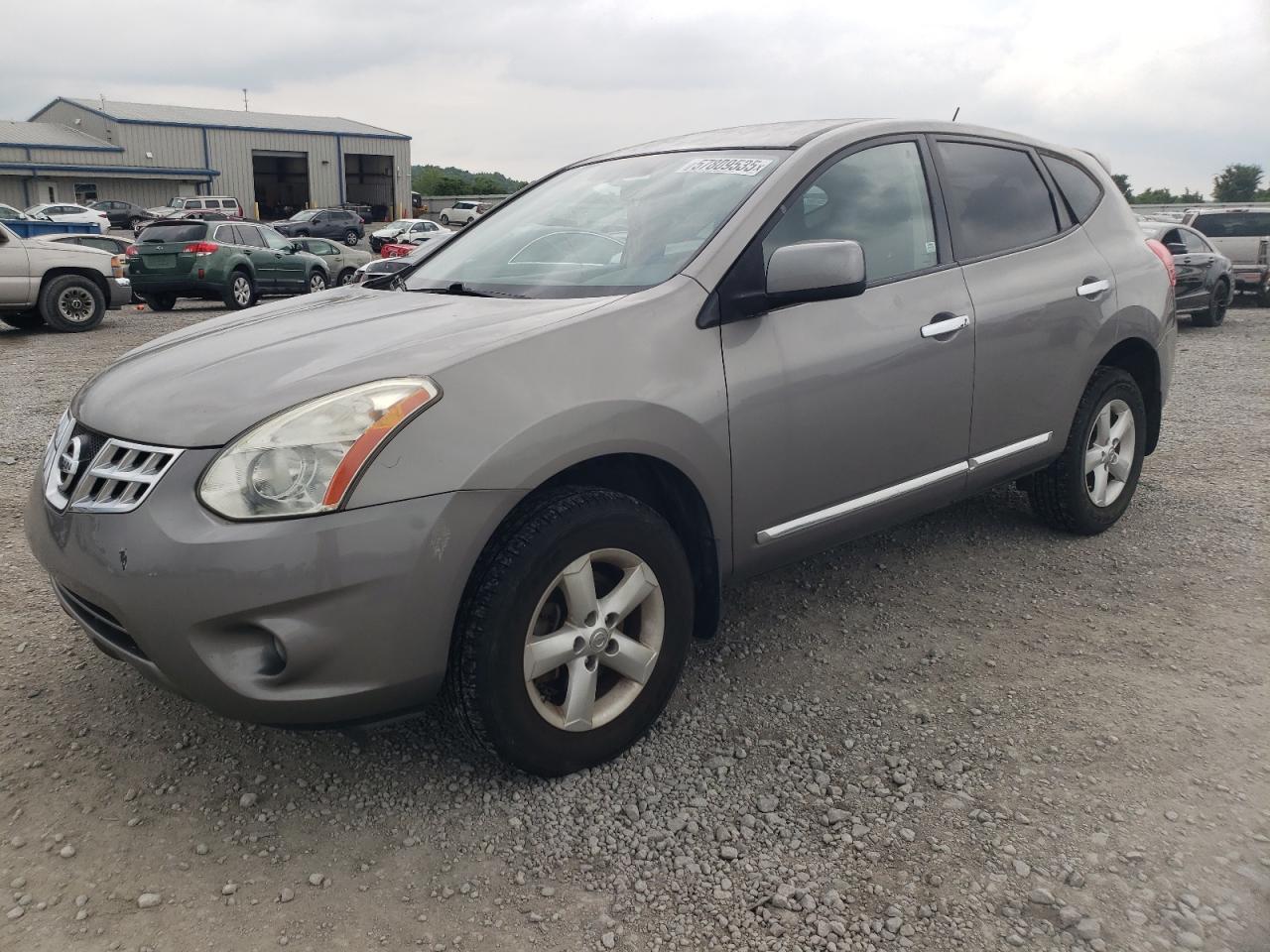 2013 Nissan Rogue S silver suv gas JN8AS5MV2DW629574 photo #1